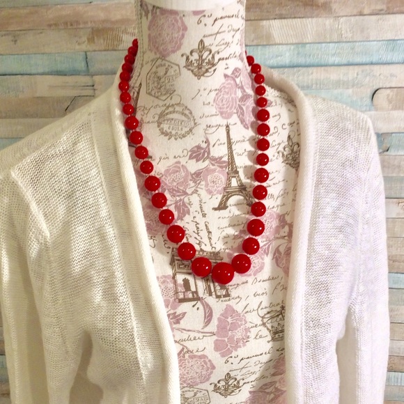 Banana Republic Women M Cream cardigan sweater - Picture 2 of 3